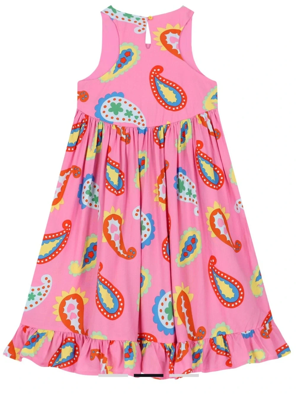 Stella McCartney Pink Paisley Print Sleeveless Maxi Dress